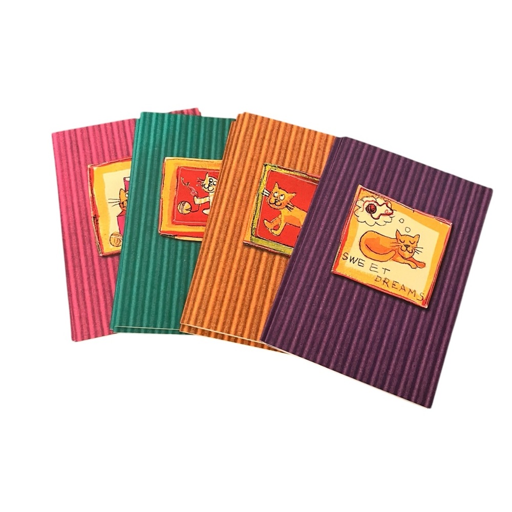 Bramley Cat Design Multicolored Lot of 12 Blank Notecards & Envelopes UNUSED